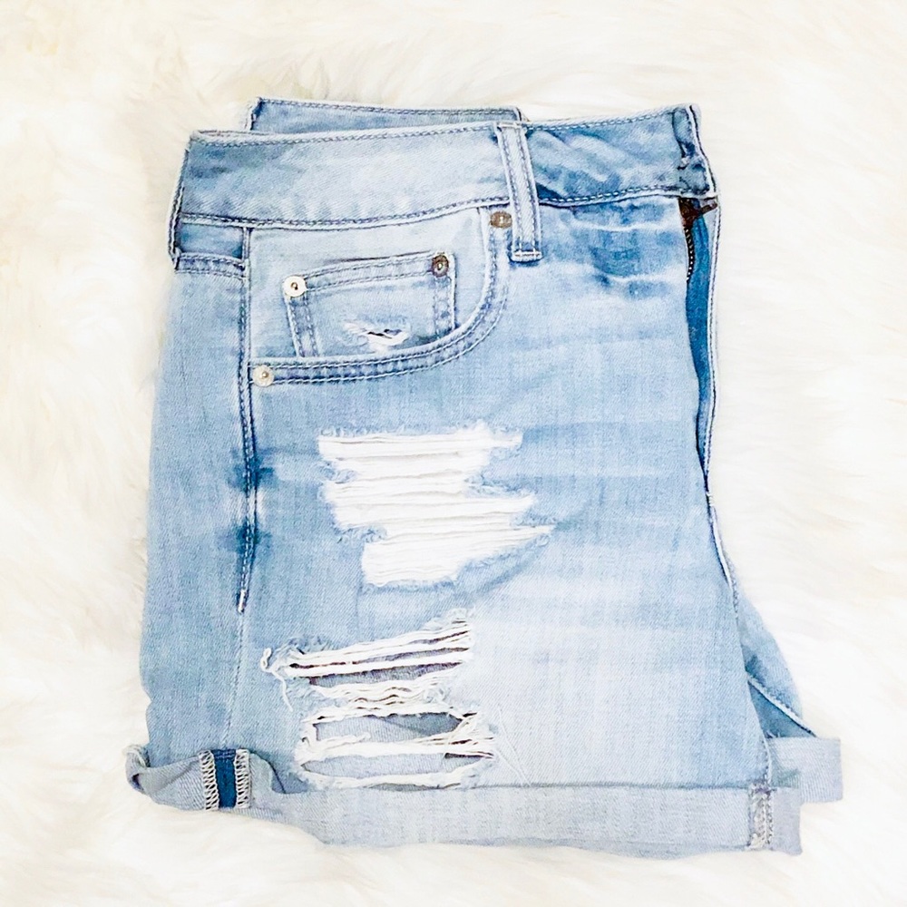 AEO Ripped Midi Boy Shorts